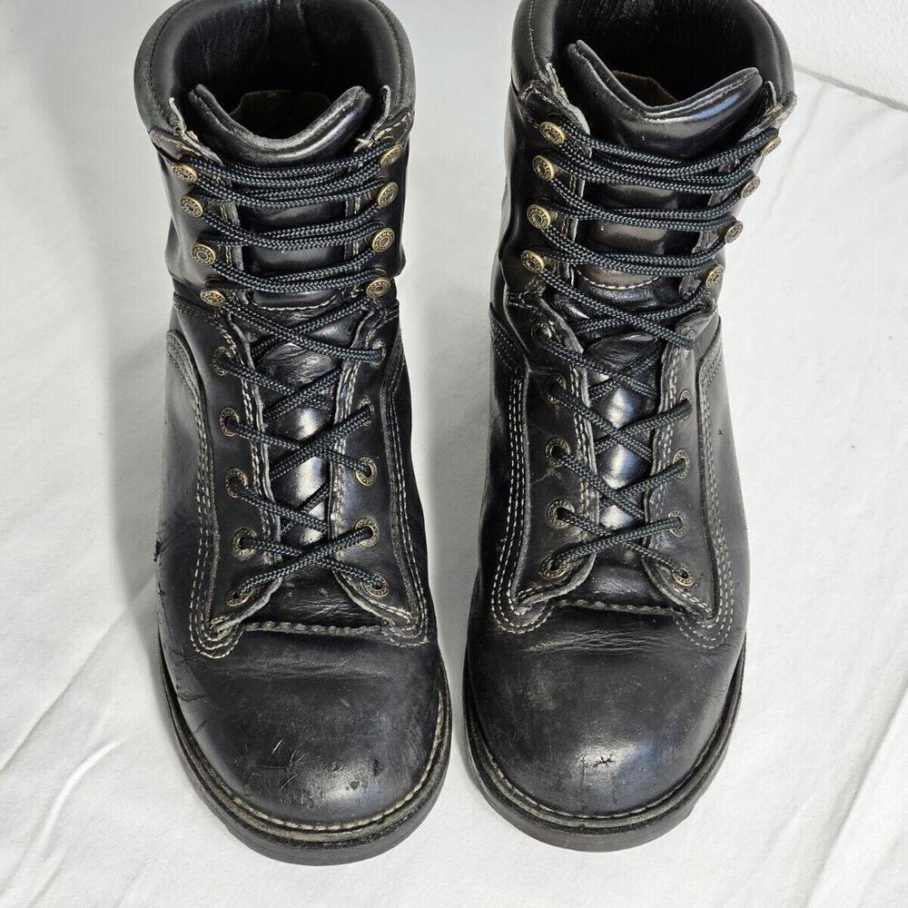 Danner 8" Quarry 3.0 Black PT Leather Combat Boots Men's Size EU 42 US 8.5 EE - Picture 5 of 12